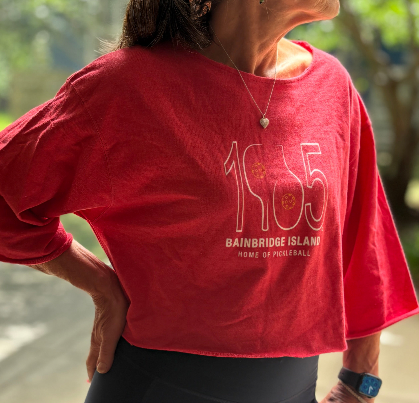 1965 Pickleball • French Terry Crop Top