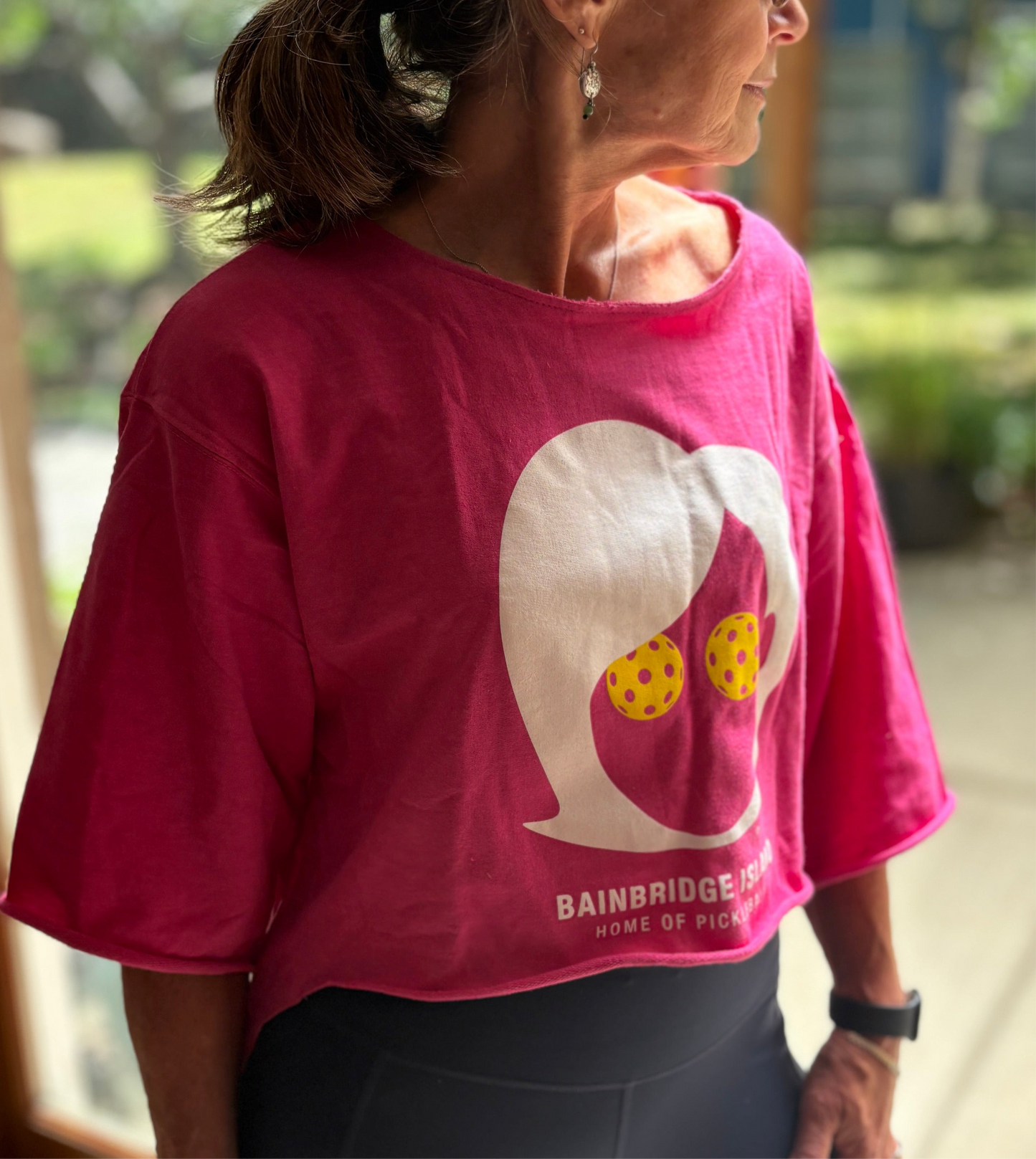 Sam Pickleball • Unisex French Terry Boxy Crop