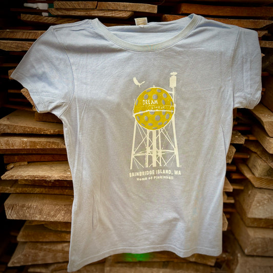 WATER TOWER – WOMEN’S BAMBOO T-Shirt (SKY BLUE)