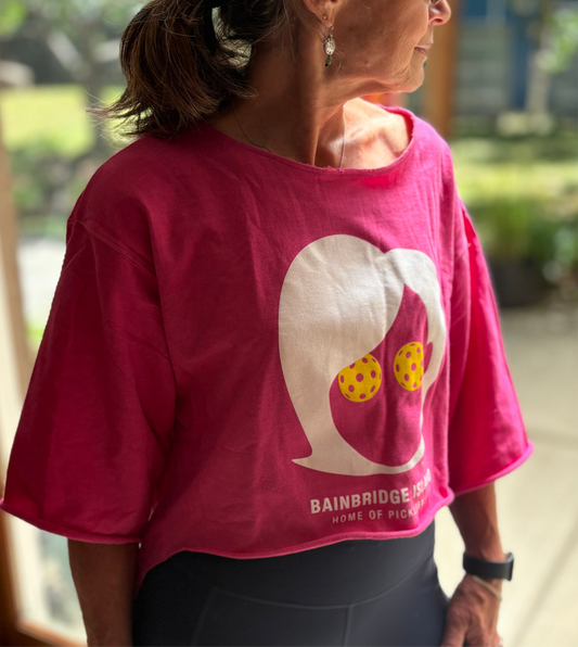 Sam Pickleball • Unisex French Terry Boxy Crop