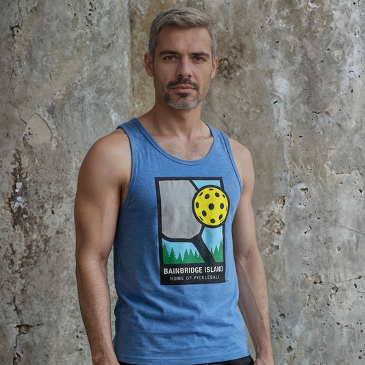 Parks Unisex Tank  Royal Heather