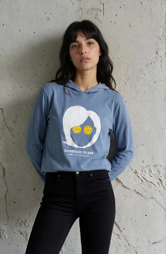 Sam Pickleball • Unisex Cotton Long Sleeve Lightweight Hoodie