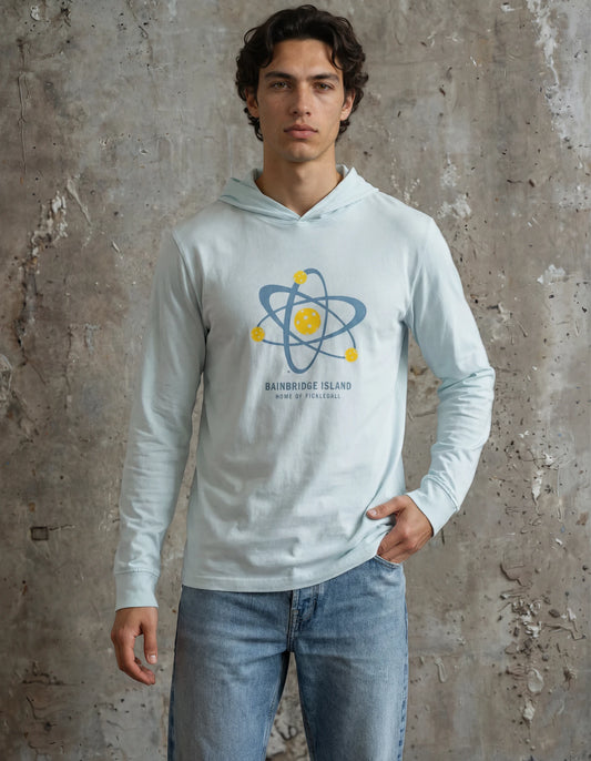 AtomicPickleball • Unisex Cotton Long Sleeve Lightweight Hoodie