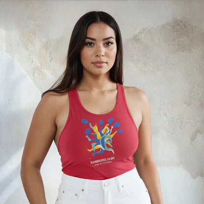 Paddle Flurry Pickleball • Women's Racerback Tank