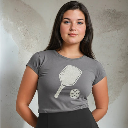 Paddle & Ball Edition  Original Bamboo Women's T-Shirt: Your Perfect Pickleball Partner!