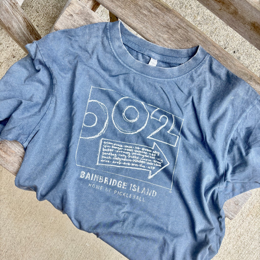 ZERO ZERO TWO – VINTAGE UNISEX TEE