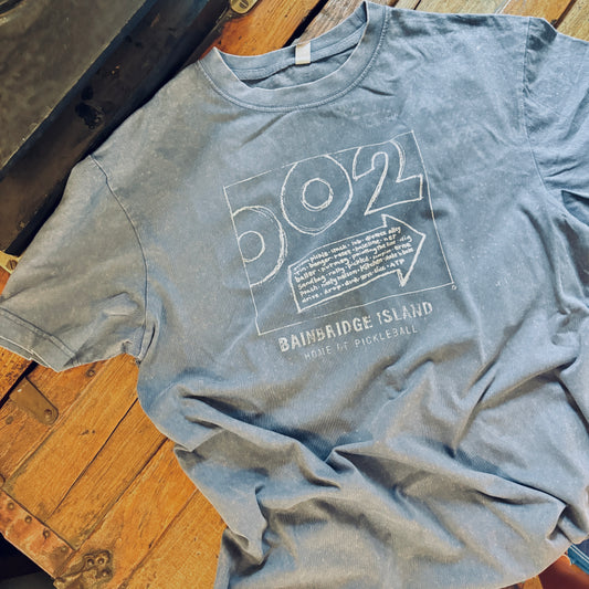 ZERO ZERO TWO – VINTAGE UNISEX TEE