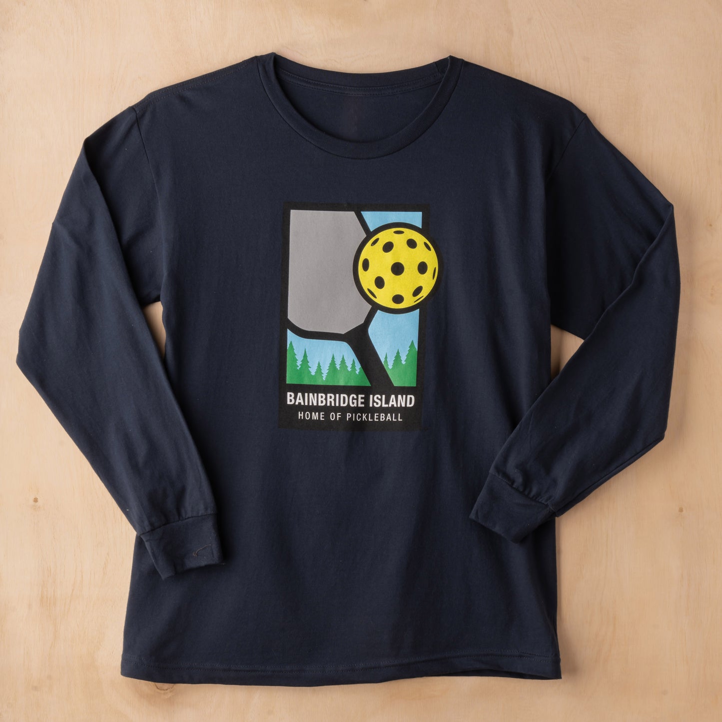 Parks Pickleball • Unisex Cotton Long Sleeve T-Shirt