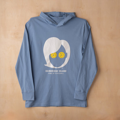 Sam Pickleball • Unisex Cotton Long Sleeve Lightweight Hoodie