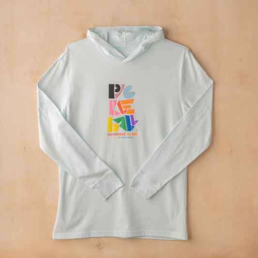 Pride Pickleball • Unisex Cotton Long Sleeve Lightweight Hoodie